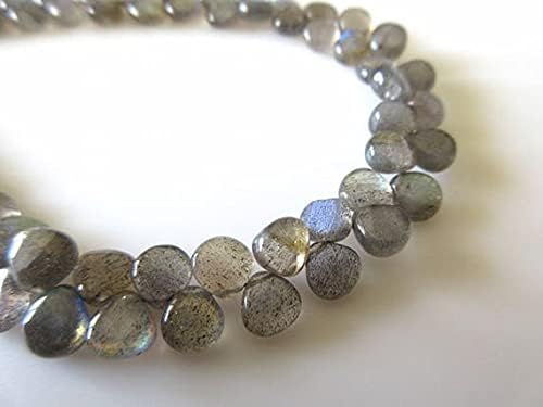 Perles labradorite coeurs véritables pour remplacer les pierres ternes de vos colliers - 3