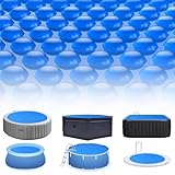 【Housses solaires pour piscine/spa】La bâche solaire pour piscine est fabriquée avec des milliers de petites bulles, qui fonctionnent ensemble pour recueillir et conserver la chaleur à la fois la nuit et les jours froids, de sorte que vous pouvez chauffer l'eau avant de nager ou de spa, ou garder l'eau chaude après la baignade. Vous permet de profiter de la natation tout au long de l'année.