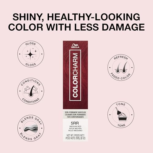 Image of COLORCHARM Demi Permanent Hair Color - Gloss, Refresh & Tone - 2 Fl Oz | Shea Butter | Free of ammonia, gluten, parabens, and animal-derived ingredients.