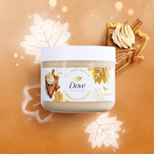 Dove Cinnamon Pumpkin Pie Body Scrub Exfoliates & Moisturizes Skin 15 OZ - image 5