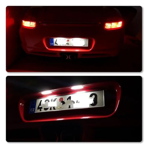 Kit luces LED blancas para matrícula de Boxster 987 iluminación trasera sin error 6