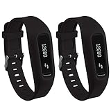 QGHXO Buckle Bracelet for Fitbit One, Replacement Silicone Band with Chrome Watch Clasp and Fastener Buckle for Fitbit One