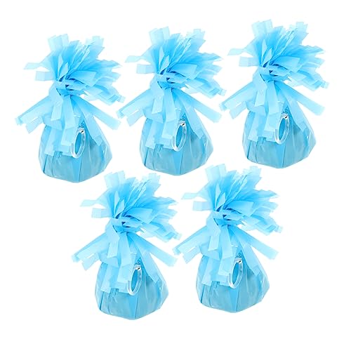 Cabilock 5pezzi Pesi Per Palloncini Con Pendenti Per Feste Accessori Per Matrimonio e Compleanni Per Palloncini e Foil Utilizzabili Ripetutamente