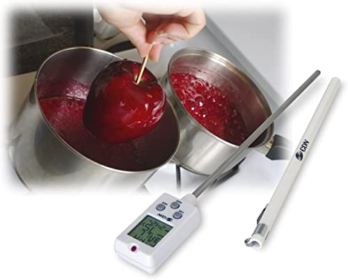 Cdn Dtc450 Digital Candy/Deep Fry/Pre-Programmed & Programmable Thermometer, White, 10.4" #TOP5