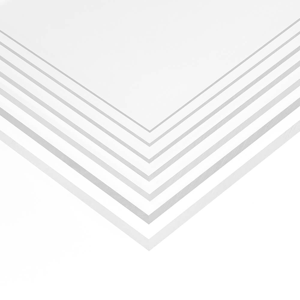 Acrylglasplatten XT Transparent 10 mm 70 x 60 cm UV-beständig bruchsicher Zuschnitt nach Maß