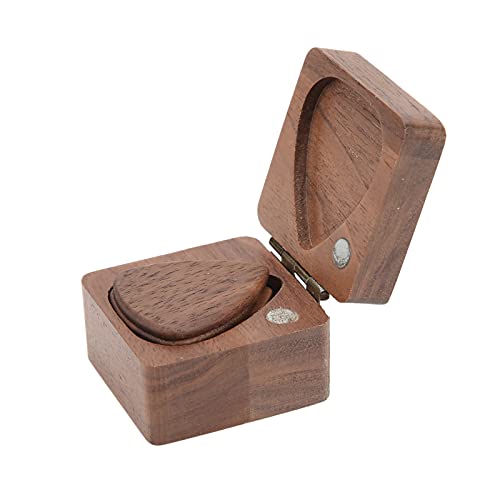Collecteur de bois de guitares, boîte en bois de médiator largement applicable en noyer noir confortable utilisant un… - Les Beatles, Paul McCartney, John Lennon, RIngo Starr, George Harrison Collecteur de bois de guitares, boîte en bois de médiator largement applicable en noyer noir confortable utilisant un…