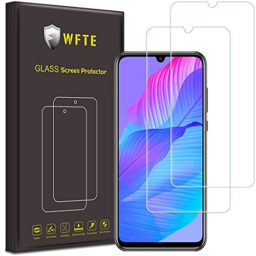 WFTE [Lot de 2] Films de Protection d'écran pour Huawei P Smart S/P Smart 2020,Dureté 9H,HD Ultra Transparent,Anti-Rayures,Anti-Huile,Verre trempé pour Huawei P Smart 2020