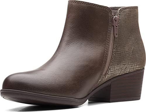 Clarks Women's Adreena Hope Ankle Boot, Black, 10 | Image 2