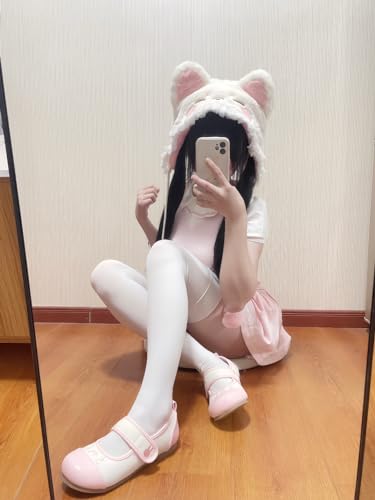 Japanese Casual Lolita Shoes, Cute Mary Jane Flats Rabbit Inspired Shoes 6