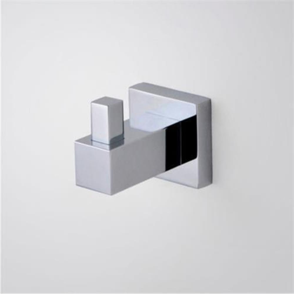 Nes Home Wall Mounted Single Wall Mounted Brass Chrome Square Robe Hook