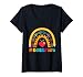ECSE Para Appreciation Week Back to School 100th Day V-Neck T-Shirt