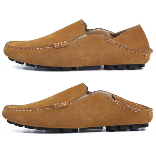 Image of Go Tour Handmade Mens Casual Loafers Moccasins Slip On Driving Shoes