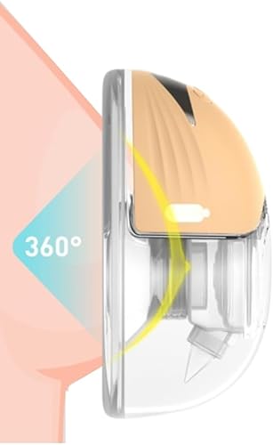 Miniatura 6 de Likac - Extractor de leche portátil y recargable, 4 modos y 12 niveles de intensidad, bomba de lactancia discreta para madres posparto