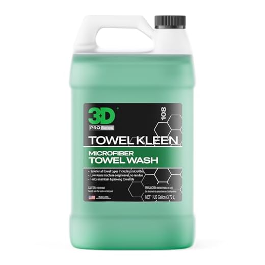 3D Towel Kleen Microfiber Detergent 1 Gallon