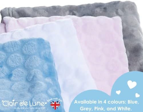 Clair de Lune | Marshmallow Baby blanket | 90 x 70cm | Essential Super Soft 100% Polyester for newborn