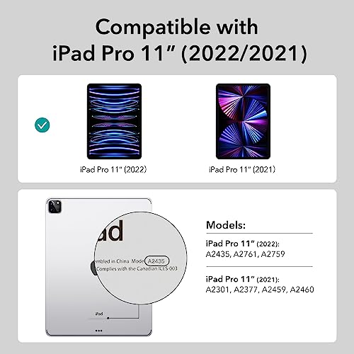 ESR Custodia ibrida Trifold compatibile con iPad