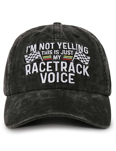 InnoBeta Drag Racing Gifts for Men, Drag Racing Hat Gifts on Christmas, Birthday, Adjustable Embroidered Baseball Cap
