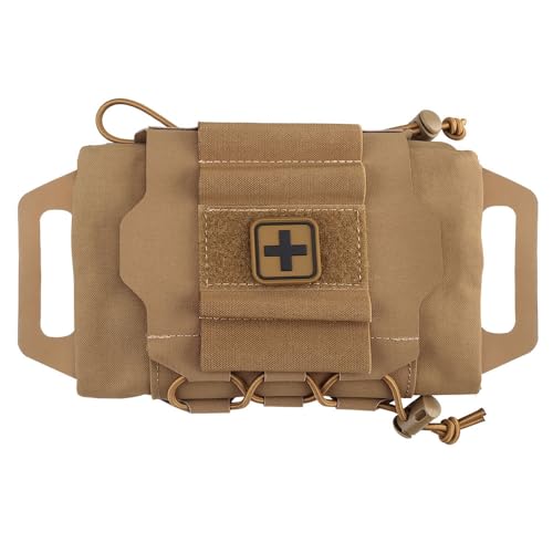 WoSporT Tactical Medical Molle First Aid Pouch Two Piece System Micro Med kit Emergency Hunting Bag(Medium Size)