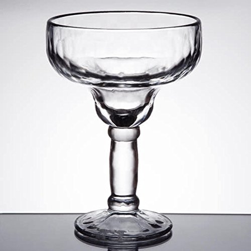 Margarita Glass Yucatan Style Set of 2-13.5oz Uniquely Shaped, Thick Stems, An Elegant Appeal! Their Bold Sombrero-Inspired Shape Takes You South-of-the-Border. Sturdy Glasses are a Classic Choice 2 - Thumbnail 4