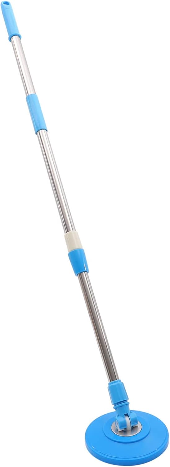 Mop Pole Replacement Stainless Steel Rod Rotating Handle Commercial Grade