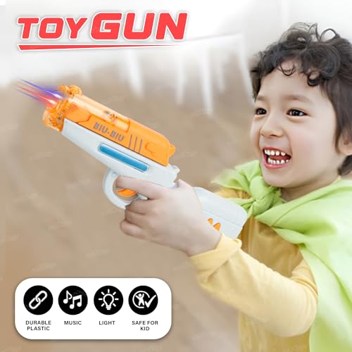 Image of Zest 4 Toyz Electric Toy Gun for Kids with Dazzling Lights and Sound Effects Fun Exciting Musical Play Toy Gun for Boys and Girls - Multi Color
