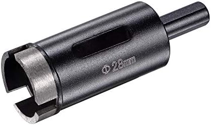 sourcing map 28mm Diamond Core Drill Bits Dry or Wet Hole Saws for Hard Concrete Brick Block Masonry Stone Tile Glass