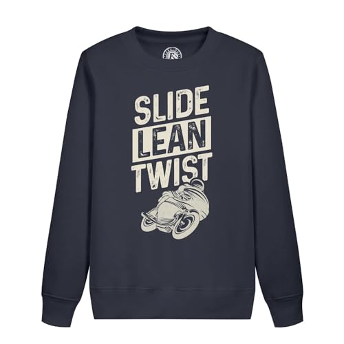 Sweatshirt enfant moto slide lean twist cafe racer vêtement motard