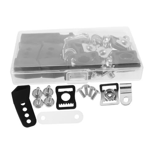Mobestech Ice Hockey Accessories 49pcs Helmet Repair Kit Visor Clips Screws Nuts Chin Adapter for Football Helmets