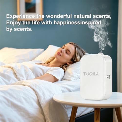 Waterless Essential Oil Diffuser, Plug-in/Batteries 2000Sq Ft -White - Image 5