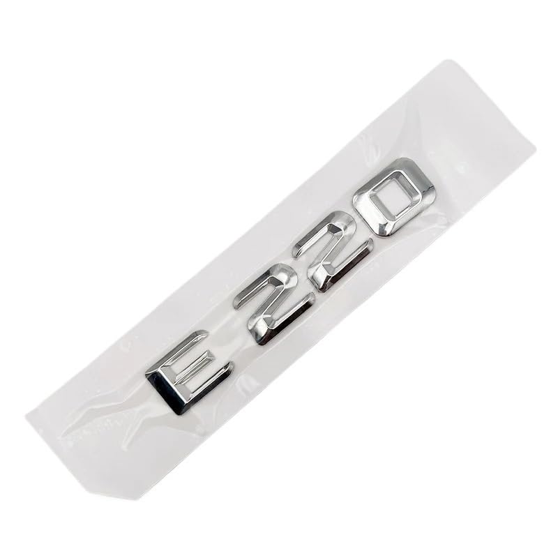 3D Kofferraum Emblem Für Mercedes E-Klasse - ABS Kunststoff Schwarz