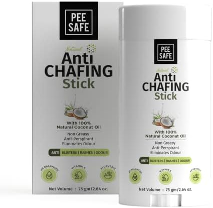 PEESAFE Natural Anti Chafing Stick | Chub Rub Stick | Anti Chafe Balm | Anti Sweat Stick | Anti Friction Stick | Anti Blister Balm | Anti Chafing Cream | Chafing Cream for Men | Anti Chafing Stick