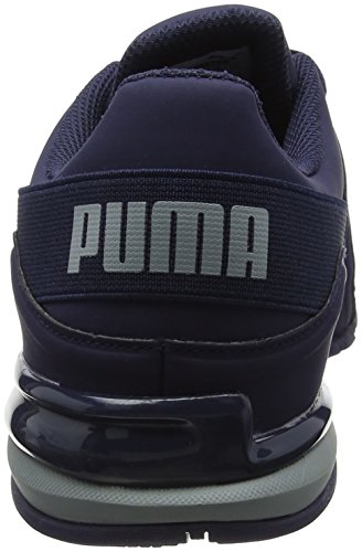 Puma Viz Runner-Peacoat-Quarry, Chaussures de Cross Homme, Bleu, 44 EU