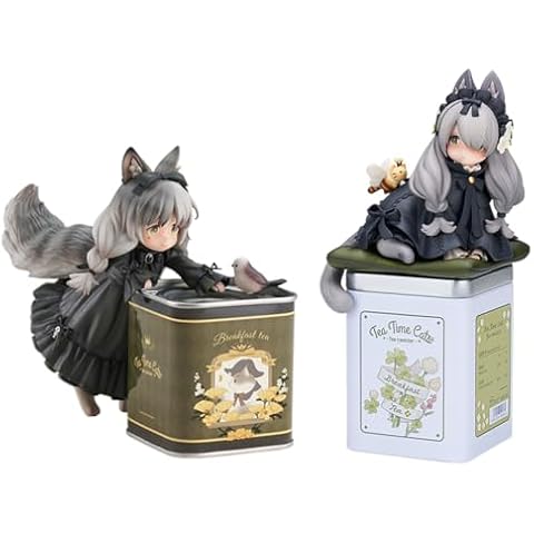 Jiumaocleu Anime Cat Figure Model Statue Cover