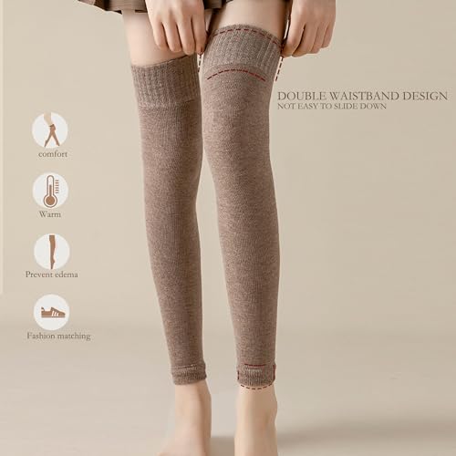 Changyexi S-01 Warm Leg Warmers,4 Pairs-Women'S Winter Thigh High Stockings & Knee High Socks thumb #3
