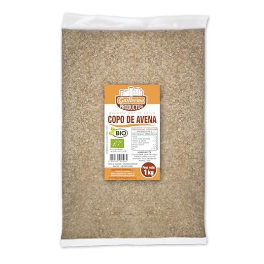 Guillermo | Copos de avena BIO - Bolsa 1 Kg. | 100% ecológico | Rico en antioxidantes | Ayuda a reducir el colesterol | Ayuda a bajar de peso