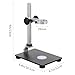 CAXUSD Adjustable Microscope Bracket Holder with Light Source Durable Industrial Camera Stand Easy Installation Support Rack for Stable Observation Inner Hole Diameter