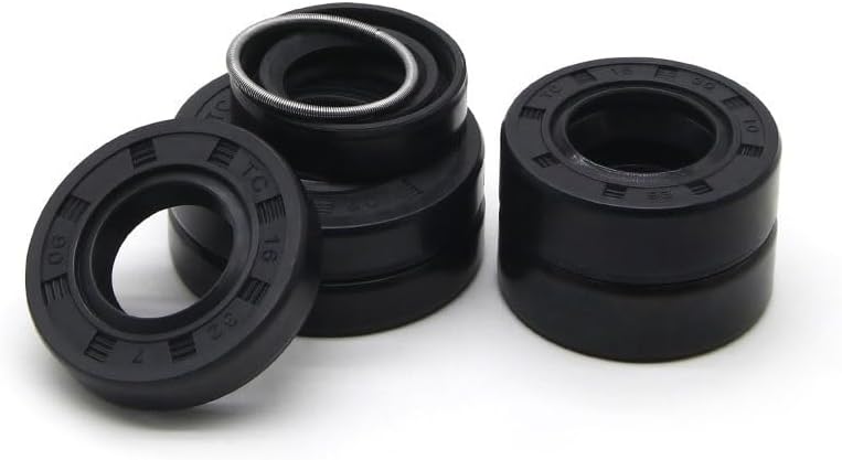 リップシール、ダブルリップオイルシール TCニトリルゴムシャフト10個パック ダブルリップオイルシール ID 16mm 複数サイズ(