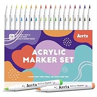 Amazon | Arrtx アクリルマーカー アニメシリーズ 120色 ブラシチップ