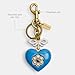 Resin Heart Bag Charm