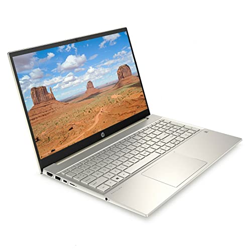 Image of HP Pavilion 15.6 inch Touchscreen FHD Intel i5-1135G7, 512GB SSD 8GB RAM Iris Xe Graphics Win 10, B&O- Lunar Gold