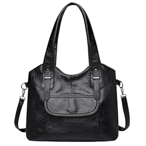 Handbags for Women Shoulder Bags Ladies Top Handle Crossbody Bag PU Leather Satchel for Work Travel Shopping