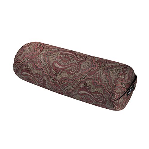 Hugger Mugger Round Yoga Bolster - Vintage Currant - Home Fitness Guru Hugger Mugger Round Yoga Bolster - Vintage Currant