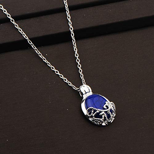 CENWA Vampire Vervain Charm Necklace Vampire Fans Gift Halloween Jewelry4