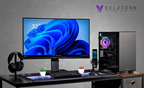 Image of Velztorm Erebix Custom Built Gaming Desktop PC (AMD Ryzen 3 3100 4-Core, GeForce RTX 3070, 64GB DDR4, 8TB PCIe SSD, 750W PSU, WiFi, USB 3.2, HDMI, Win 10 Pro) VELZ0056