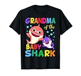 Grandma Of The Baby Shark Birthday Grandma Shark T-Shirt