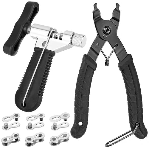 Pince Attache Rapide Chaine Velo 8 Paires 6/7/8,Chaine Vélo Maillon Rapide Connecteur Attaches Rapides Maillons de Chaîne de Vélo pour Vélo Chaîne,Outil...