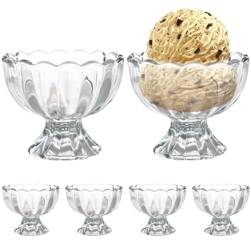 Bols en verre de qualité supérieure | Verre robuste pour art de la table - 6 pcs - 8