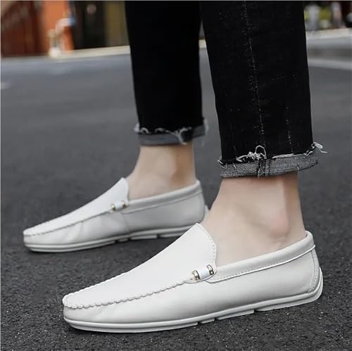 Men's Prom Shoes Vegan Leather Tuxedo Prom Solid Color Party Wedding Non Slip Block Heel Anti-Slip Slip Resistant Classic Slip-on2