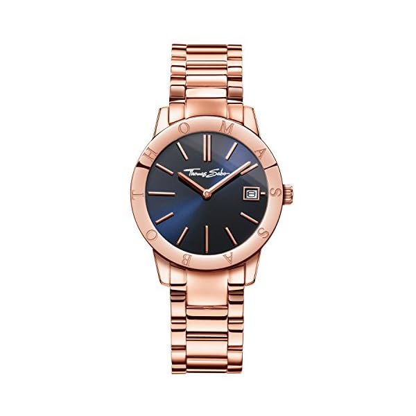 Thomas Sabo Damen-Armbanduhr Analog Quarz Edelstahl WA0215-265-209-33 mm