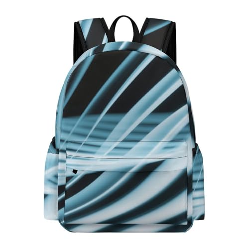 Halo Printed Backpack Water-Resistant Pack Stylish Bag Lightweight Travel Backpack